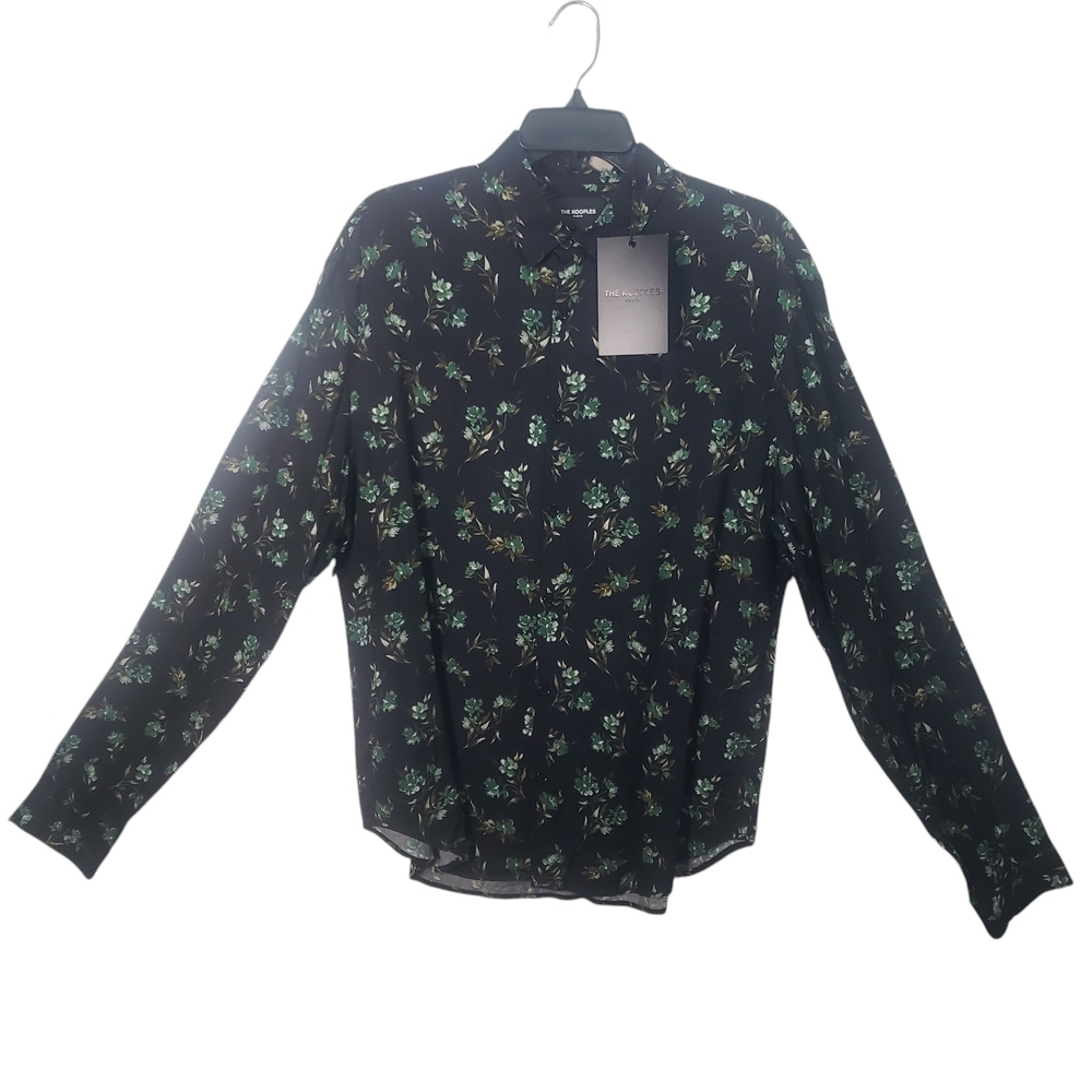 THE KOOPLES Autumn Blossom Button Down Casual Shirt | NWT Large
